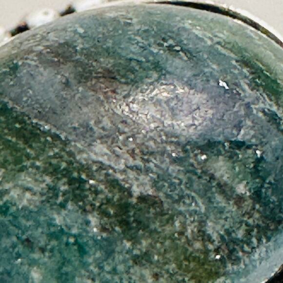 Sterling Silver and Ruby Fuchsite Pendant and Drop Earrings - Picture 8 of 8